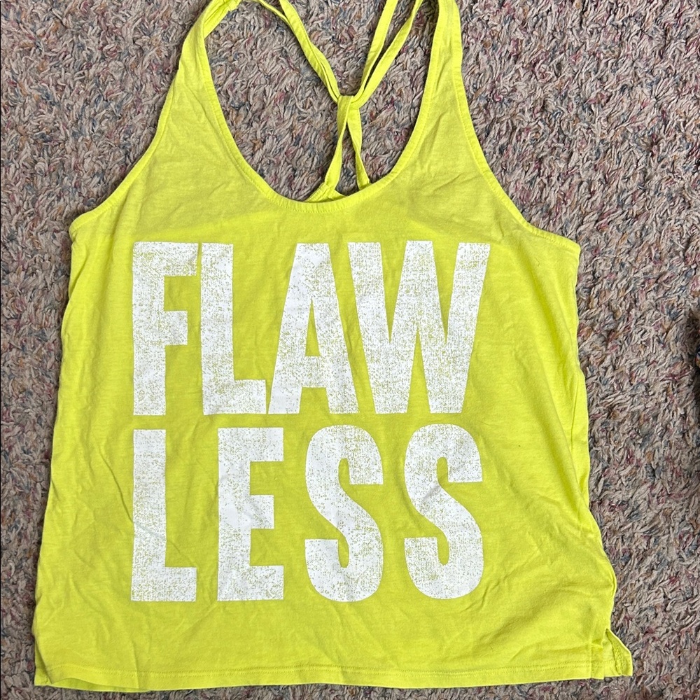 City Streets Yellow Tank Top